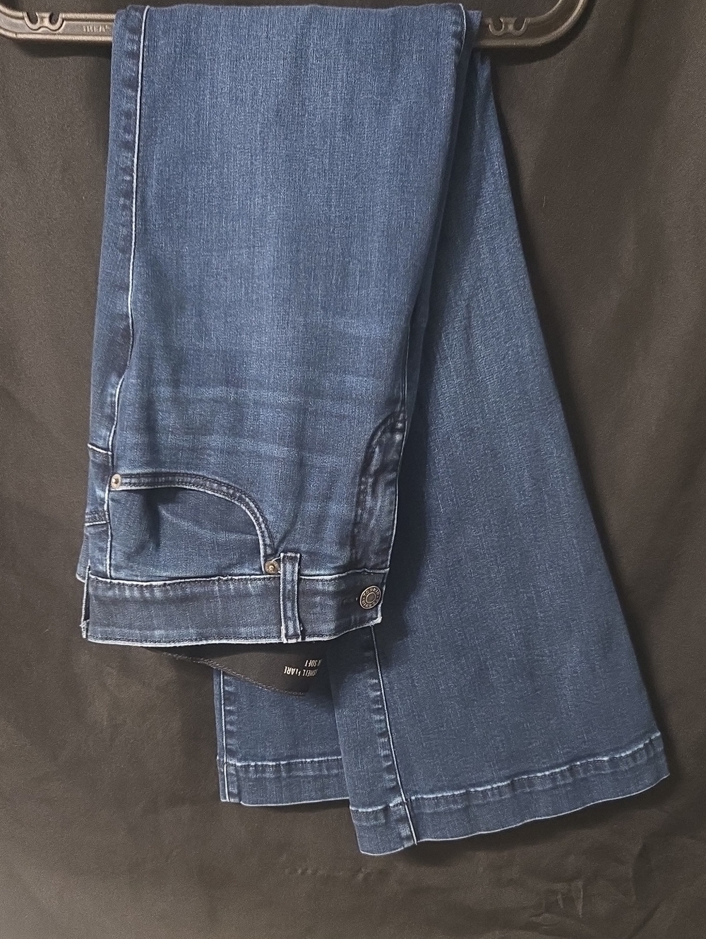 Torrid Bomshell Flare Super Soft Dark Blue Straight Leg Jeans Size 14R